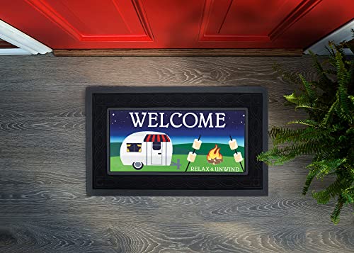 Dicksons Magnolia Garden Camper Doormat Insert, 22 x 10 Inch Welcome Mat