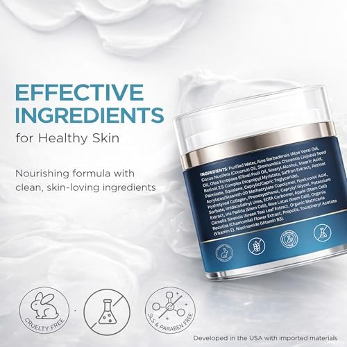 Joliezza Collagen Retinol Face Cream with Hyaluronic Acid & Vitamin C