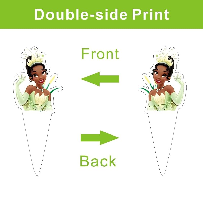 Princess Frog Cake Decorations Set - 25 Pcs for Tiana Birthdays