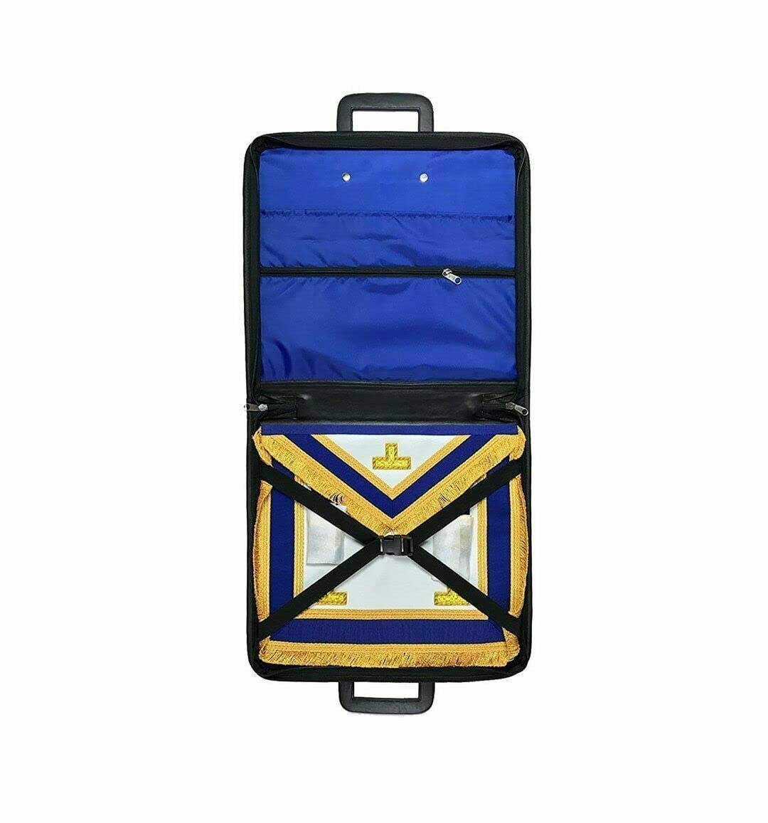 Masonic MM/WM and Provincial Full Dress Apron Past Master Cases Blue free size