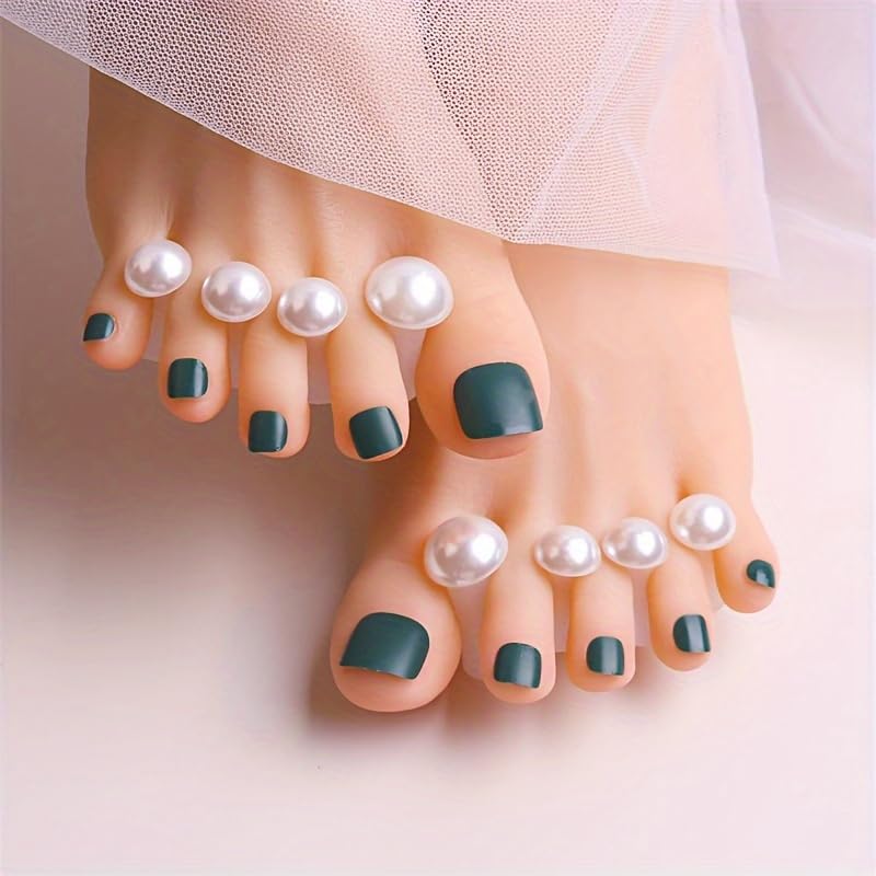 Silicone Pearl Toe Separators for Pedicure and Nail Art Tools - 8 Pcs