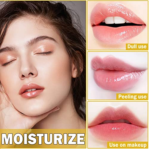 Bee Lip Balm Honey Pot Set - 2PCS Hydrating Overnight Lip Mask