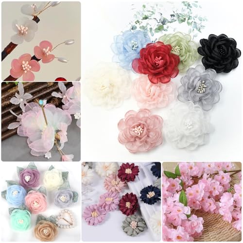 1200Pcs Yellow Flower Stamens for DIY Crafts and Jewelry Making