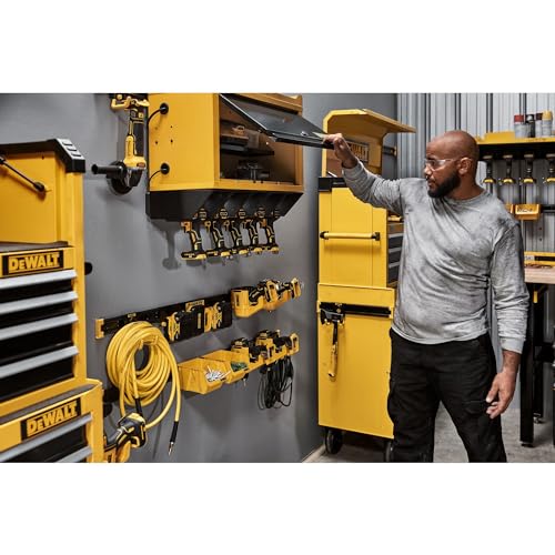 DEWALT Plastic Storage Bins, 10lb Capacity, 2 Pack for Workshop