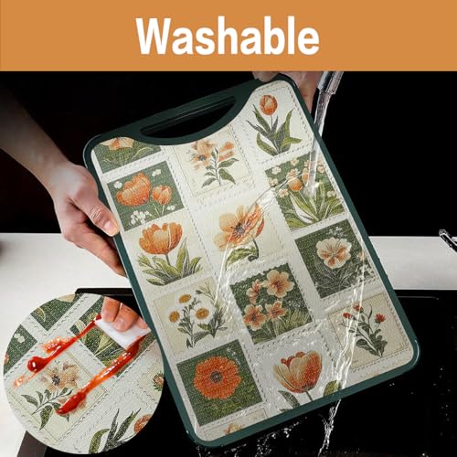 Non-Adhesive Floral Drawer Shelf Liners - Waterproof & Non-Slip 12x10ft