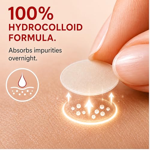 Pink Sky Hydrocolloid Pimple Patches - Cute Acne Spot Stickers with Case