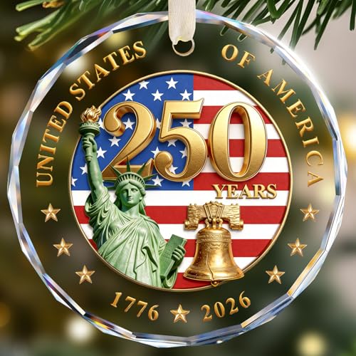 250th Anniversary USA Ornament - Liberty Bell Style-3 for 4th of July