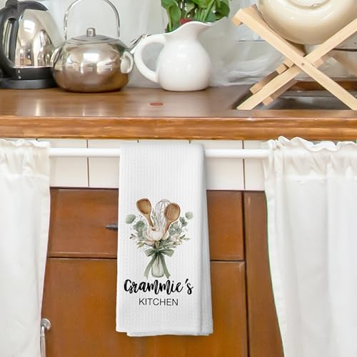 Floral Kitchen Dish Towels - 16x24 Microfiber, Perfect Gifts for Grandma