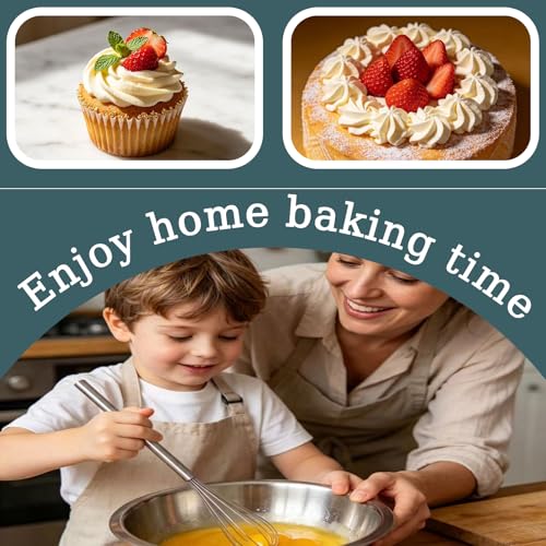 10 Inch Stainless Steel Mini Whisk for Cooking & Baking