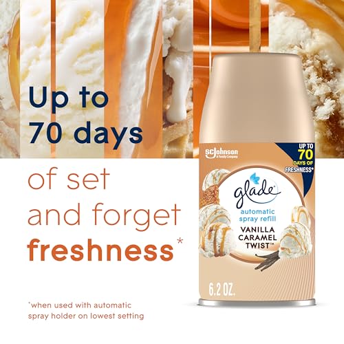 Glade Automatic Spray Refill Air Freshener, Vanilla Caramel Twist - 6.2 oz
