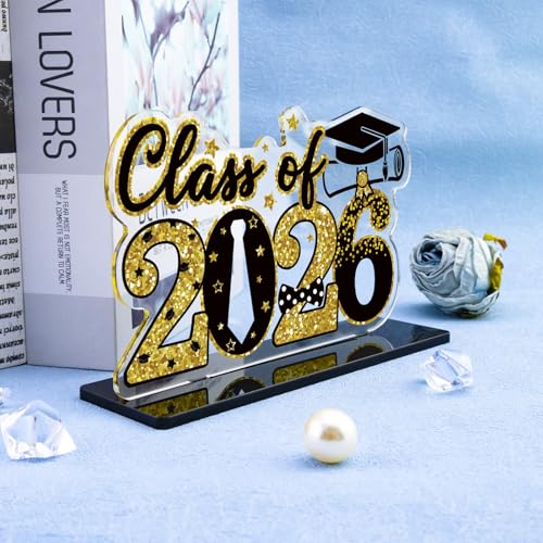 Class of 2026 Graduation Table Decorations - Acrylic Centerpieces