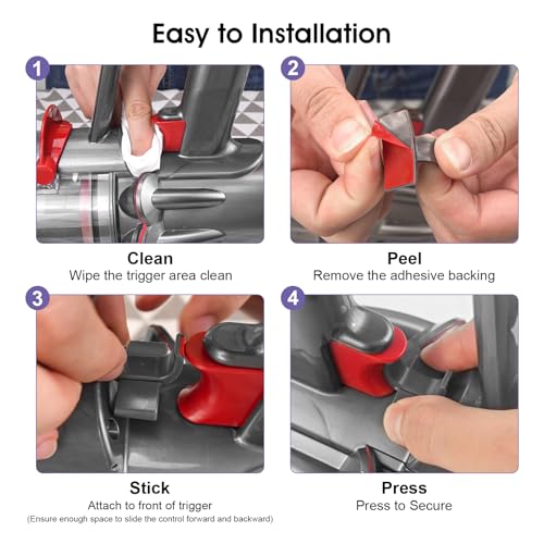 Dyson Vacuum Trigger Lock - ON/OFF Switch Clip for V15/V11/V10