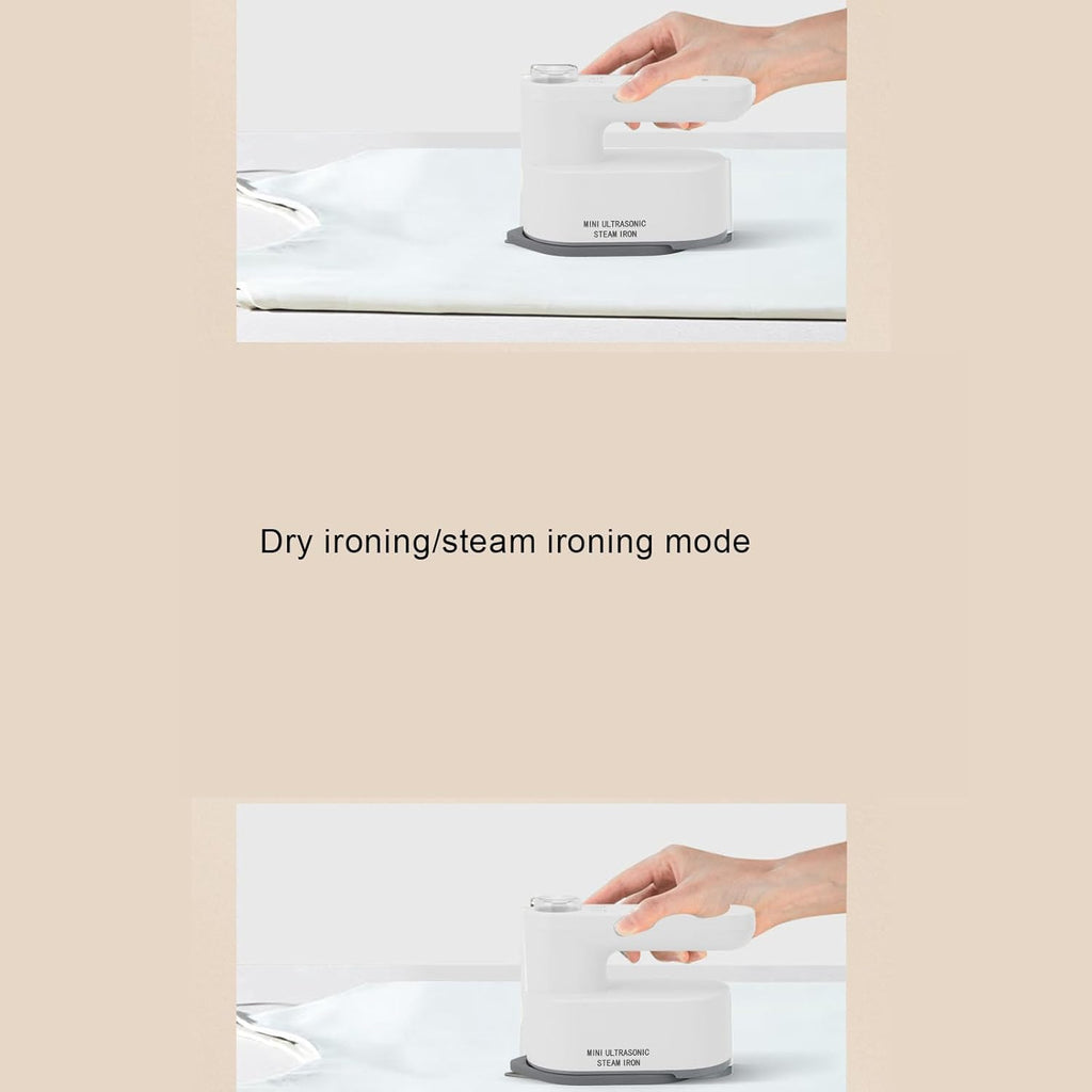 Skiennix Travel Steamer - Cordless Portable Mini Iron with 2 Temperature Settings | Ideal for Home & Travel