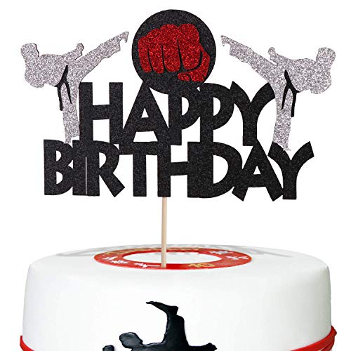 Karate Cake Top Hat - Taekwondo Birthday Party Decoration