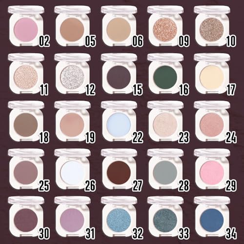 WanTuoluo Plum Matte Single Eyeshadow Pressed Powder Shimmer Makeup