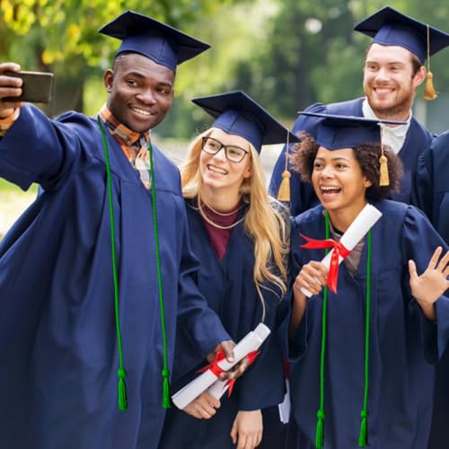 Green Graduation Honor Cord - 67 Inch Twisted Polyester Cords