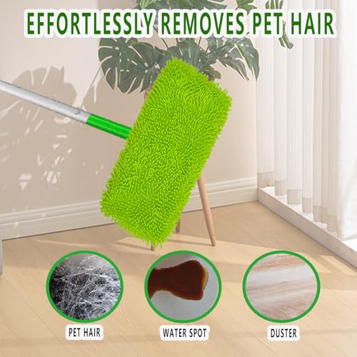 4-Pack Reusable Microfiber Mop Pads for Swiffer Sweeper