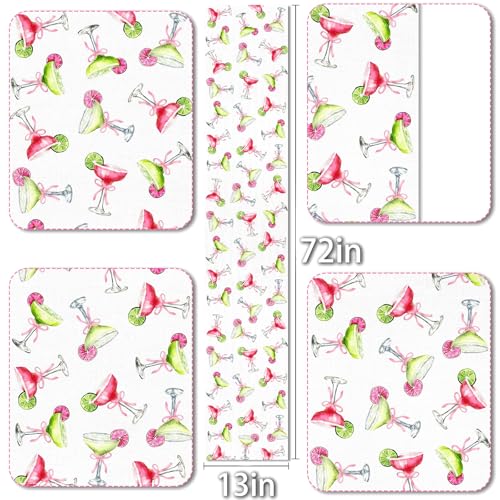 Margarita Table Runner - 13" x 72" Margs and Matrimony Party Decor