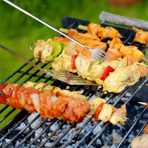 Retractable Stainless Steel Fork - Extendable to 25.2 Inches