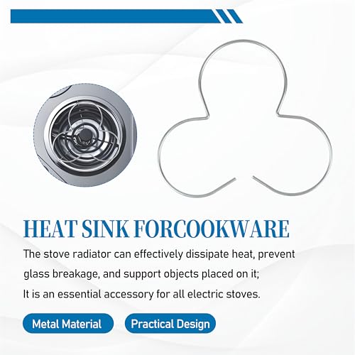 3-Piece Heat Diffuser Set for Glass Cooktops & Electric Stoves