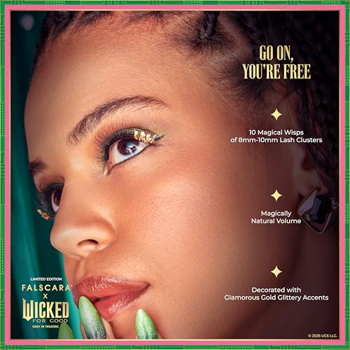 Falscara x Wicked False Eyelash Extension Kit with Gold Glitter
