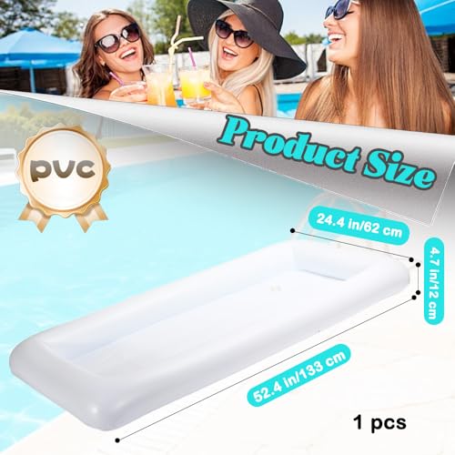 Inflatable Ice Serving Bar 52" x 24" with Drain Plug for Outdoor Parties
