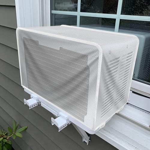 U-Shaped Window Air Conditioner Cover with Mesh Protection