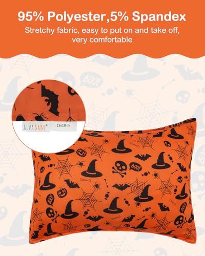 ALVABABY Toddler Pillowcase - Soft Stretchy Cover for 13x18" Pillows