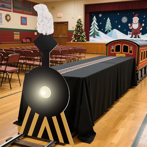 Christmas Train Party Decorations Set - North Pole Express Train & Table Decor