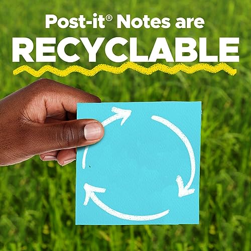 Post-it Notes Poptimistic Collection, 3x3 Inch, 3 Pads