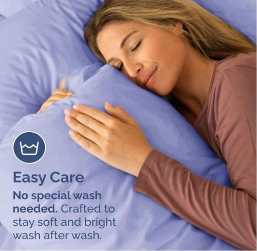 King Pillow Cases by [Brand Name] - Ultra Soft Hotel Quality Covers | Comfy, Wrinkle-Free, Lavender - 2 Piece Set