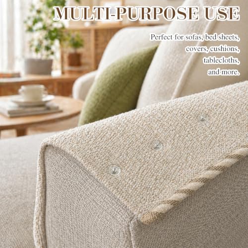 Clear Upholstery Twist Pins - 100 Pack for Slipcovers & Cushions