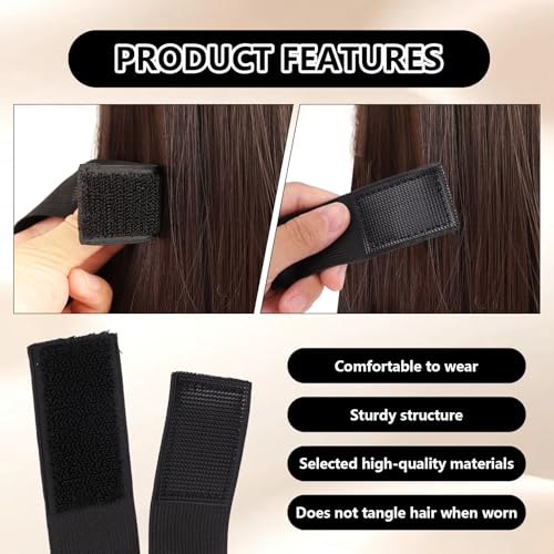 NAFJYR 3-Pack Lace Melting Bands with Ear Cut Outs for Wigs