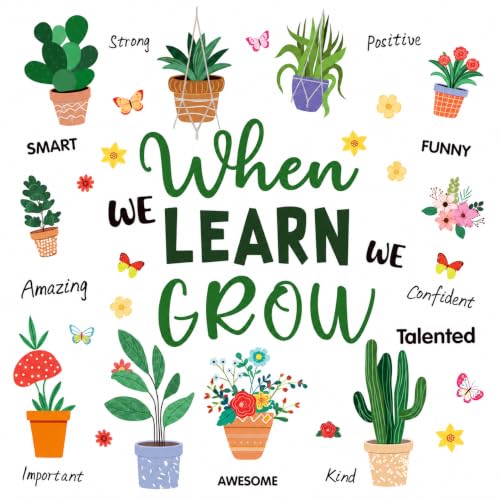 Growth Mindset Classroom Decor Kit - Motivational Window Clings