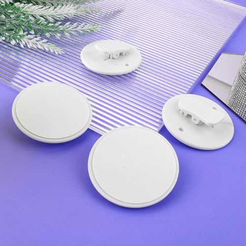 Aphumedc Self-Adhesive Shower Curtain Clips - 4 Pack Windproof Splash Guard
