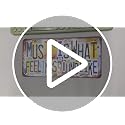 Music Is What Feelings Sound Like Retro Metal Tin Sign, 12x6 Inch, Multicolor