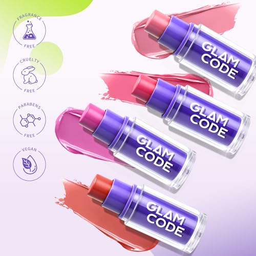 Glam Code Multi-Use Cream Blush Stick for Cheeks, Lips & Eyes - 03