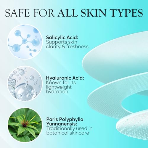 BLOOMORA Microdart Pimple Patches for Early Stage Blemishes with Salicylic Acid (12 Count)