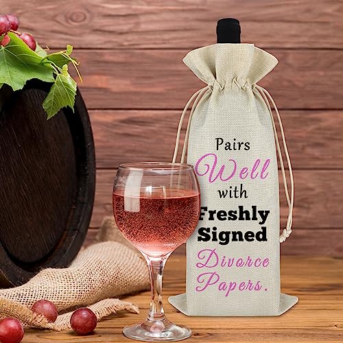 Inspirational Divorce Wine Bag for Men and Women - New Beginnings Gift