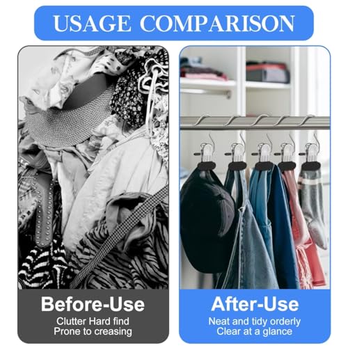 25-Piece Stainless Steel Laundry Hook Hangers with Clips