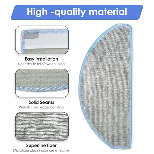iRobot Mop Pad Replacements (4 Pack) for Roomba 104 & 105