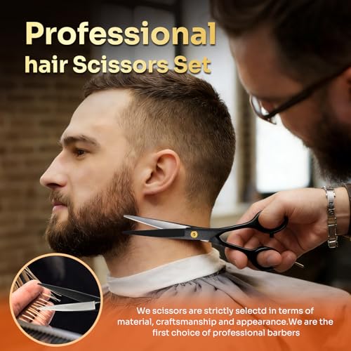AnJOLi Professional Hair Cutting Scissors 6.9" Stainless Steel Barber Shears