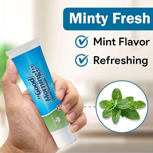 TenderGentle Sodium Fluoride Toothpaste 1.5oz 2-Pack Mint Flavor