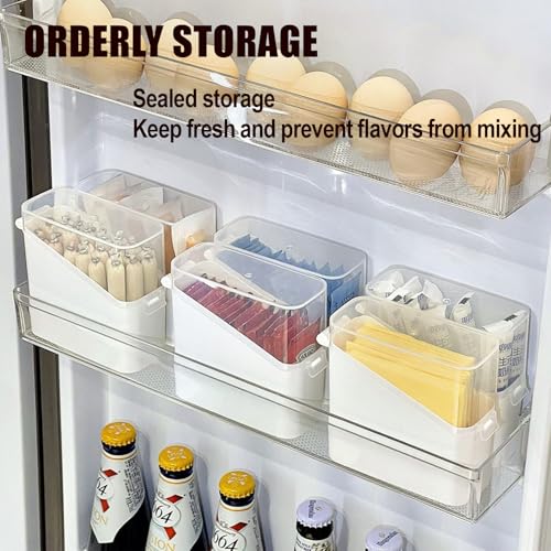 Airtight Sliced Cheese Storage Container - 2 Pack, Clear