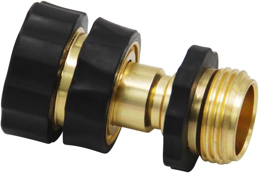 Twinkle Star Quick Connect Garden Hose Fittings - Male & Female Adapter Set (4 Pieces)