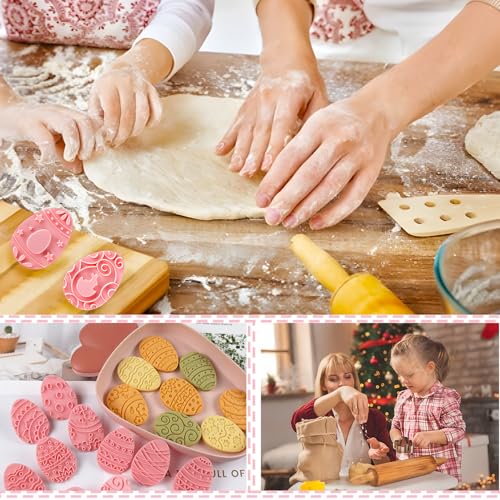 27-Piece Easter Cookie Cutter Set - Safe & Easy to Clean