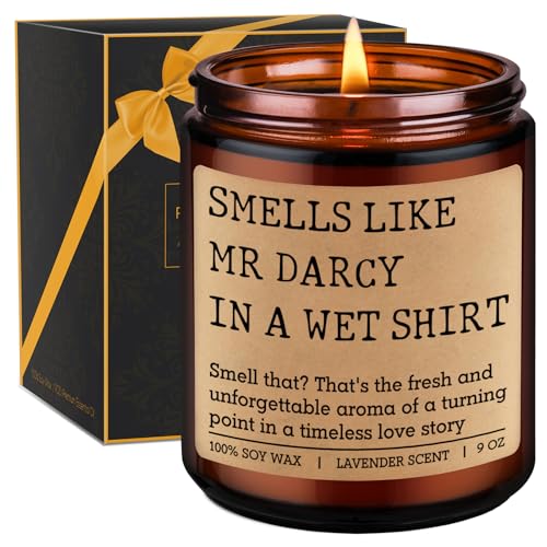 Mr. Darcy Scented Candle - Perfect Gift for Pride and Prejudice Fans