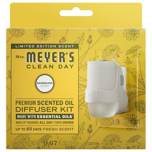 Mrs. Meyer's Clean Day Dandelion Scented Oil Diffuser Kit - 0.67 Fl Oz