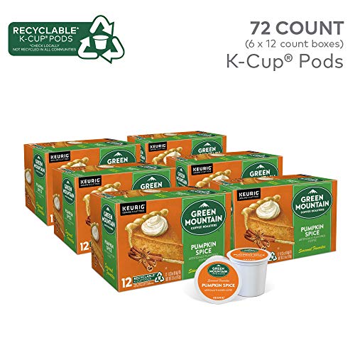 Green Mountain Pumpkin Spice Coffee K-Cup Pods, 72 Count
