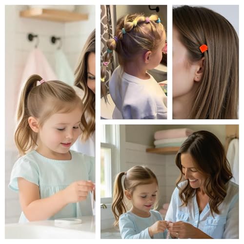 Bomeirc 150PCS Seamless Hair Bands Soft Elastic No-Slip Hair Ties